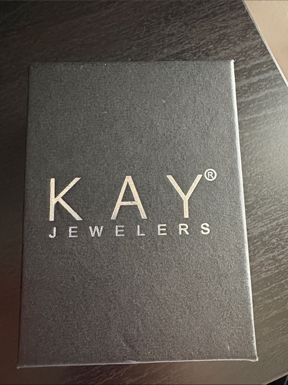 Kay Jewelers Silver Sparkling Necklace, Ring and Earring Set. Size 7 Ring - Picture 5 of 6